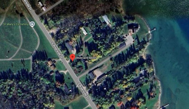 River Aire Motel (Riveraire Motel) - Aerial Map (newer photo)